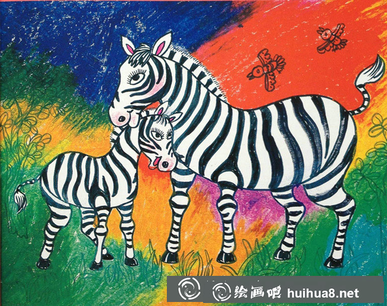 儿童油画棒画