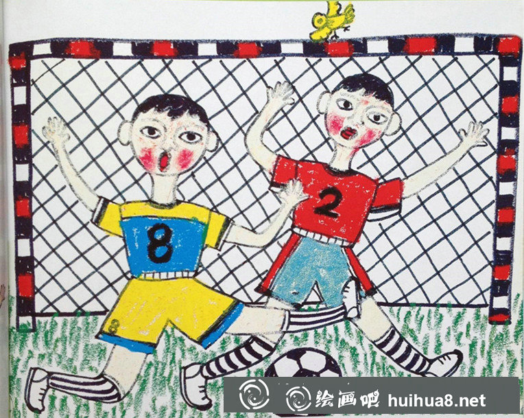 儿童油画棒画
