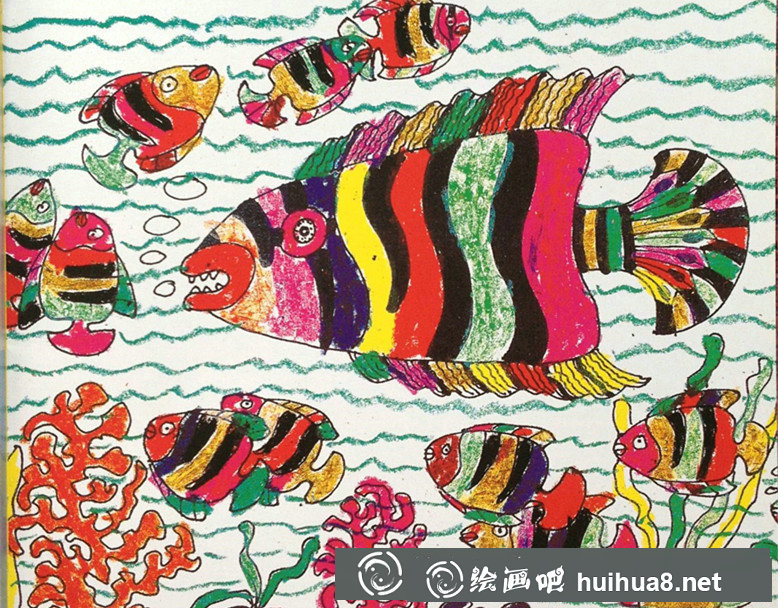 儿童油画棒画