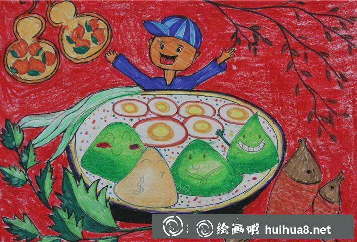 端午节儿童画9