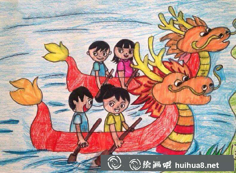 端午节儿童画10