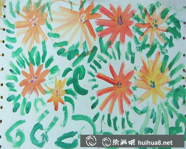 儿童水粉风景画图片赏析