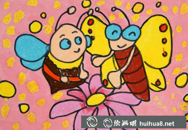 色彩斑斓的小蜜蜂