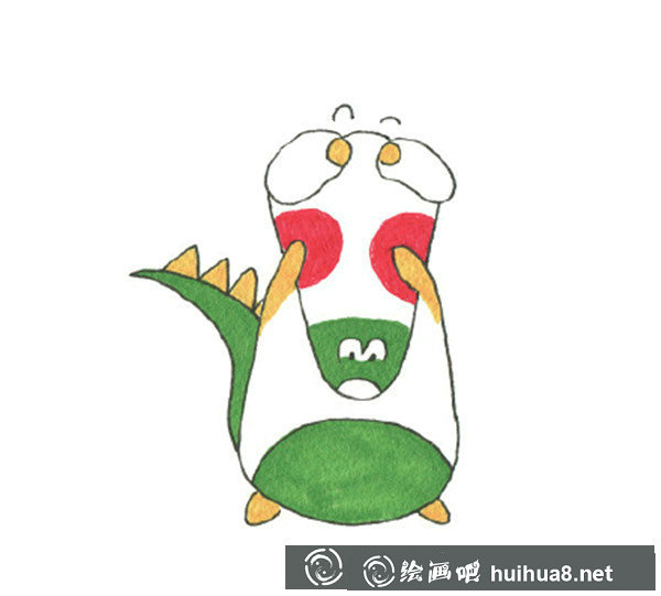 小鳄鱼儿童画