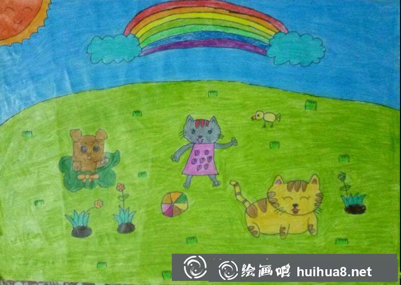 小学生足球画图片17