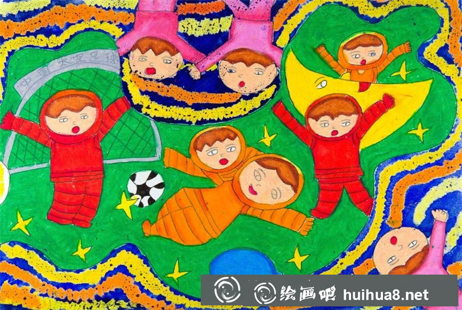 小学生足球画图片19