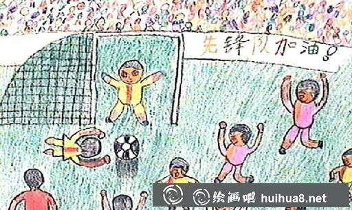 小学生足球画图片34