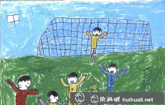 小学生足球画图片35