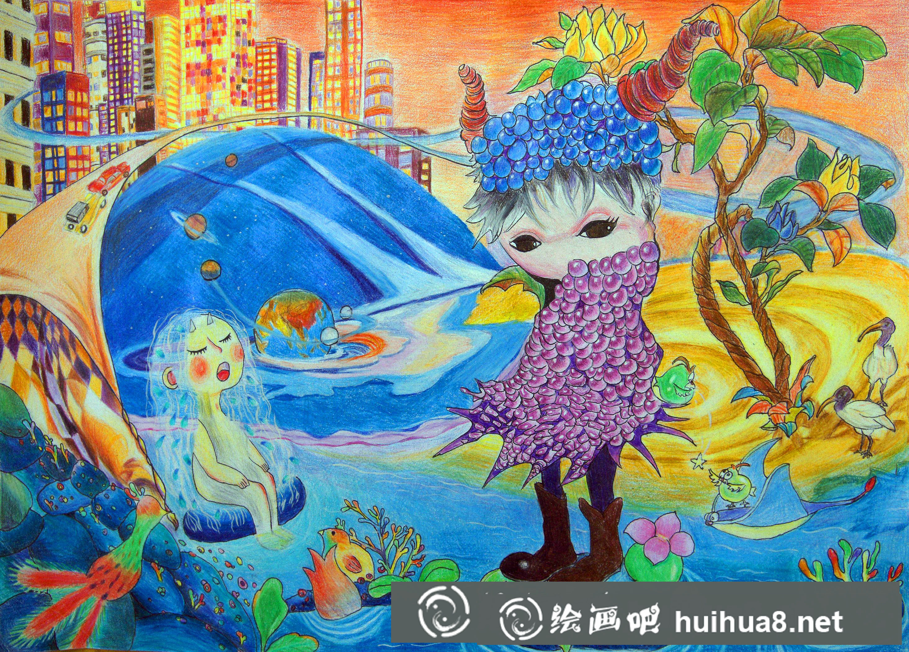 充满想象力的儿童科幻画1