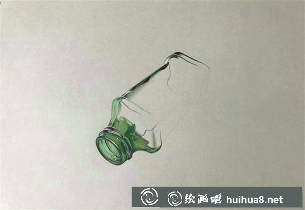 彩铅画玻璃