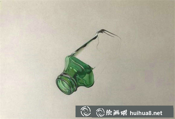 彩铅画玻璃