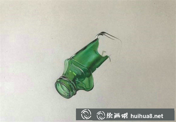 彩铅画玻璃