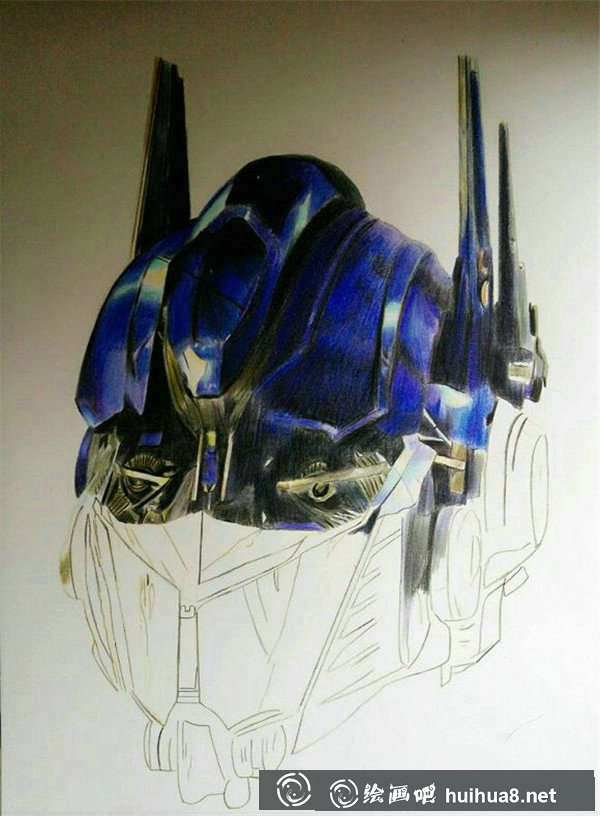 变形金刚手绘画