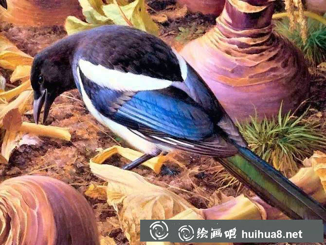 好看逼真的动物丙烯画作品欣赏