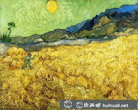 梵高画作《麦田》