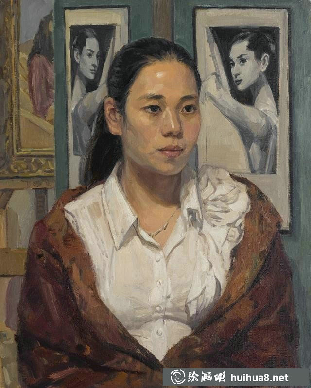 中国人物油画作品四