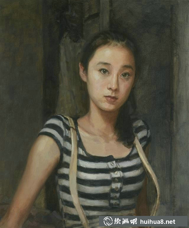 中国人物油画作品五