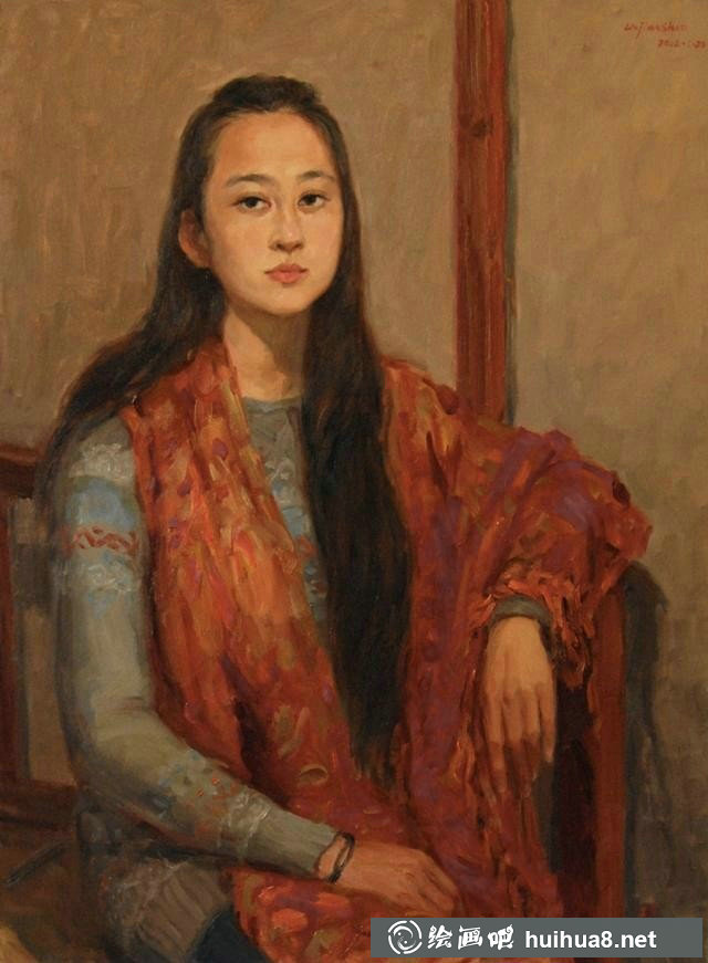 中国人物油画作品七