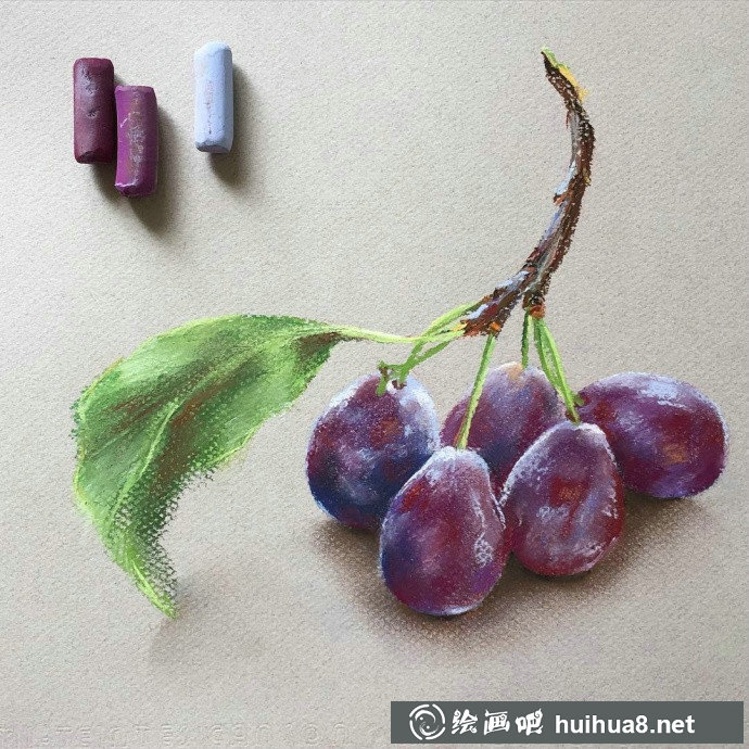 充满想象力的色粉画