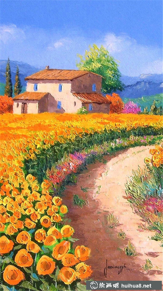 油画风景作品一