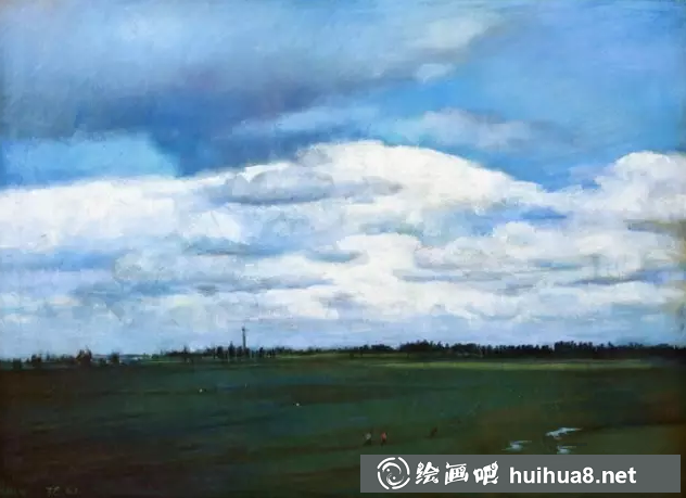 杭鸣时色粉画作品