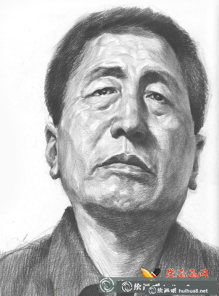 鲁美学生优秀素描头像作品