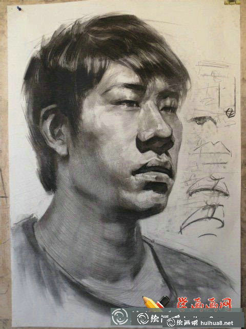 朋毛才仁风景画《黄昏的草原》
