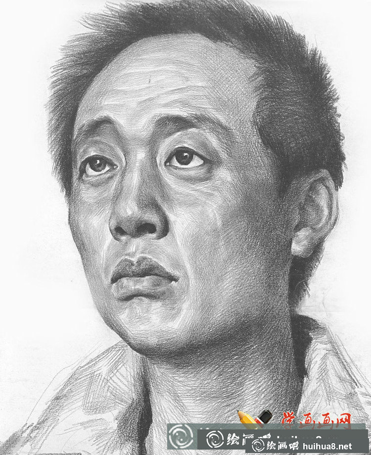 鲁美学生优秀素描头像作品