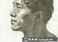 邵占峰人物素描头像正侧面.jpg 邵占峰人物素描头像正侧面