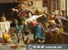 Eugenio Zampighi油画作品