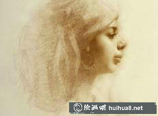 Susan lyon素描头像作品10