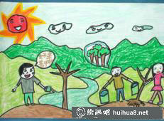 植树节图画6