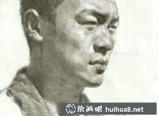 邵占峰人物素描头像之四