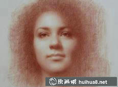 Susan lyon素描头像作品12