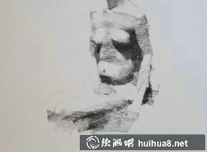 美国画家Mark.Tennant人体光影结构素描画 (3)