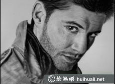 超现实主义画家Paul的素描作品《思考》