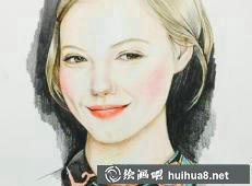 彩铅画作品《晨曦》