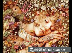 Yvonne Gilbert 彩色铅笔作品2