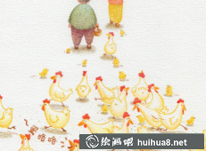 鸡年彩铅画14