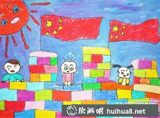 长城儿童画