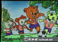 足球儿童画8