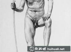 徐悲鸿人体素描作品之六