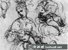拉斐尔《圣母子与圣约翰》局部 拉斐尔《圣母子与圣约翰》局部