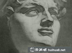 石膏头像之二