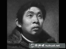 素描头像《女子》