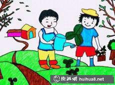 植树节图画7
