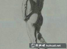 徐悲鸿人体素描作品之十一