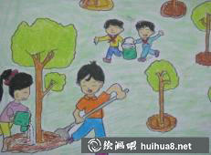 植树节图画10