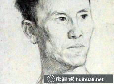 靳尚谊素描头像作品9