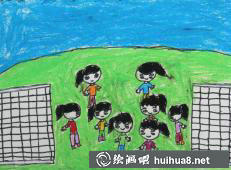 足球儿童画17